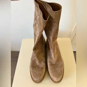 TAMARA MELLON Suede ANKLE Boots Size 40